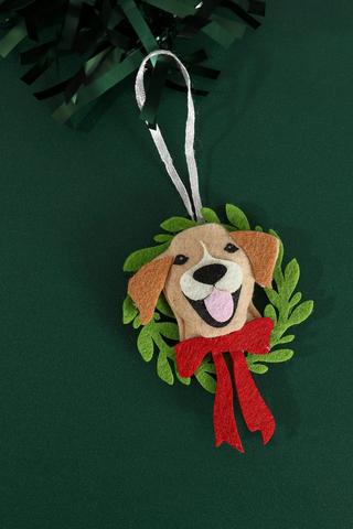 Hanging Felt Wreath