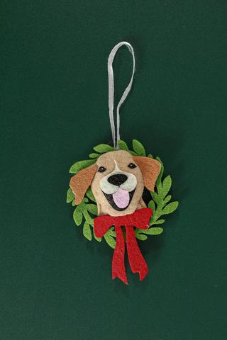 Hanging Felt Wreath