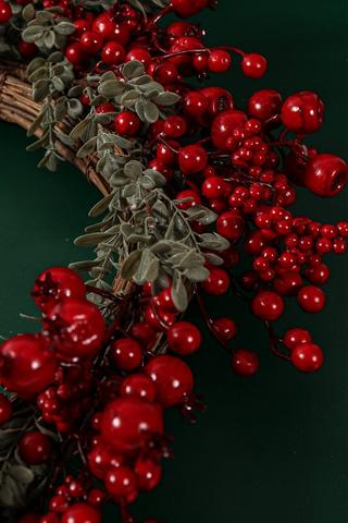 Pomegranate Wreath, 60cm
