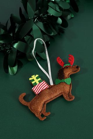 Hanging Felt Sausage Dog