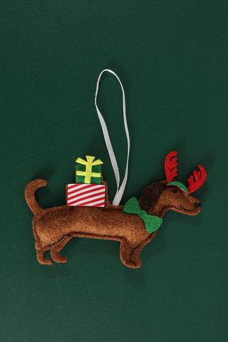 Hanging Felt Sausage Dog