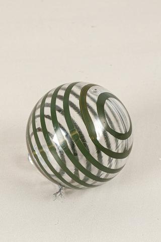 Hanging Handpainted Stripe Bauble
