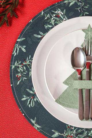 Opulent Cotton Round Placemat