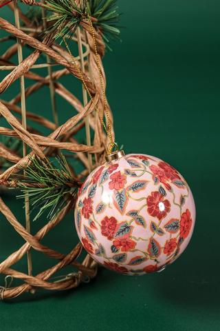 Hanging Vintage Bauble, 8cm