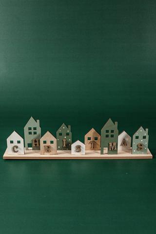 Christmas House Sign, 34x9cm