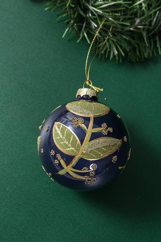 Hanging Leaf Bauble, 8cm