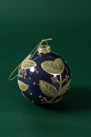 Hanging Leaf Bauble, 8cm
