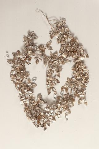 Glitter Flat Leaf Garland, 130cm