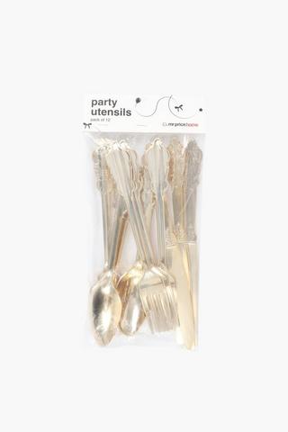 12 Pack Party Utensils