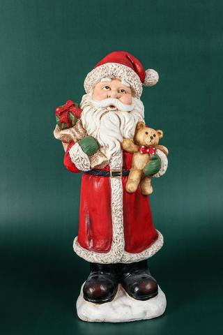 Santa Teddy Statue, 52cm