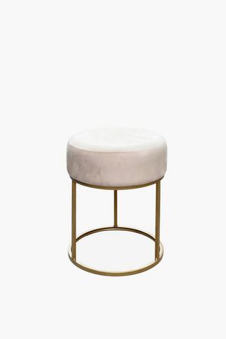 Athena Velvet Stool
