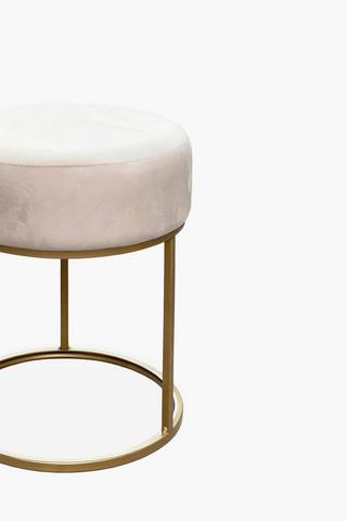 Athena Velvet Stool