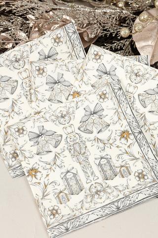 20 Pack Nutcracker Serviettes