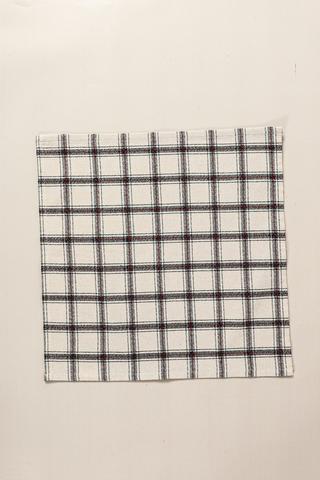 Opulent Check Festive Napkin