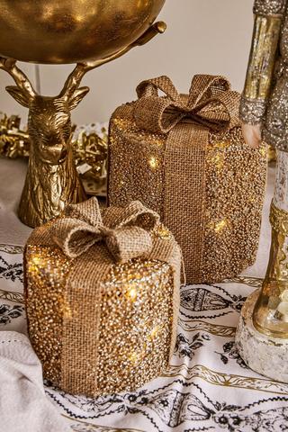 Led Present Gift Bag Small