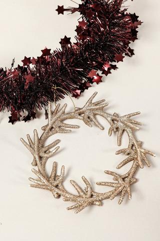 Hanging Glitter Wreath