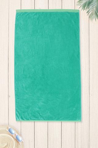 Cotton Jacquard Plain Beach Towel, 85x160cm