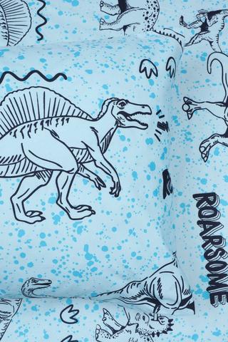 Soft Touch Addo Dino Reversible Pillowcase