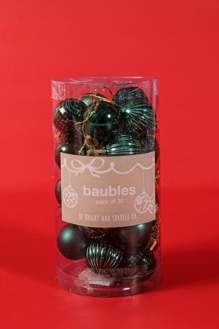 30 Pack Hanging Disco Baubles