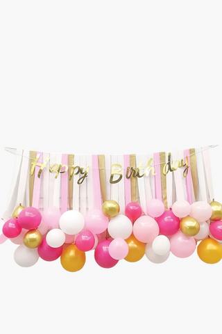 Balloon Streamer Curtain