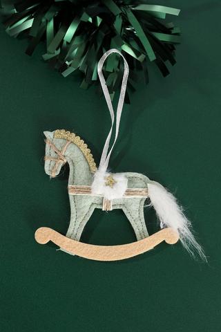 Hanging Felt Rocking Horse