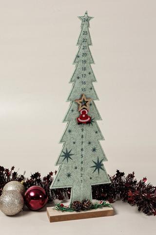 Advent Felt Festive Tree, 47cm