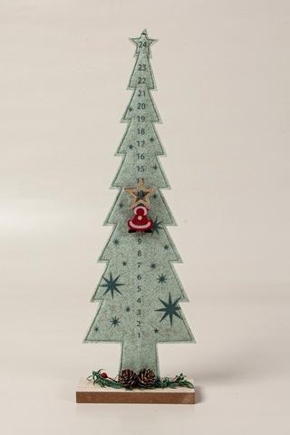 Advent Felt Festive Tree, 47cm