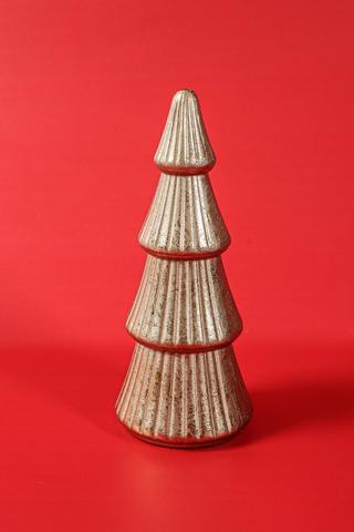 Tiered Festive Tree Statue, 24cm