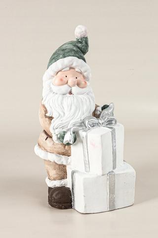 Santa Presents Statue, 44cm