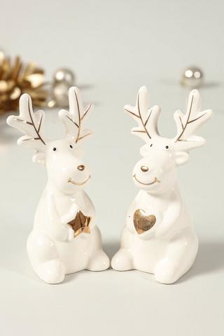 Assorted Reindeer Statue, 6x23cm