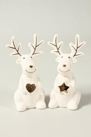 Assorted Reindeer Statue, 6x23cm