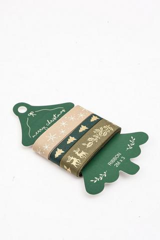 3 Pack Velvet Ribbon, 2m