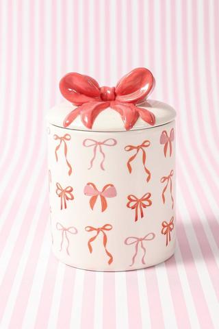 Bow Candy Storage Jar