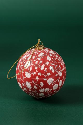 Hanging Vintage Bauble, 8cm
