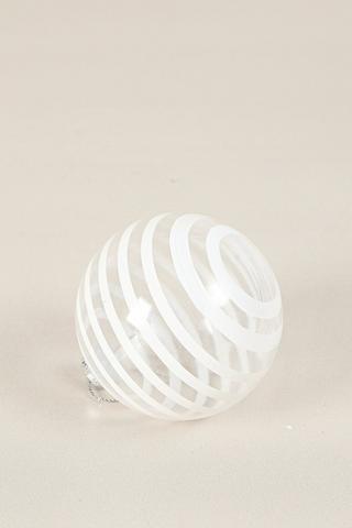 Hanging Handpaint Stripe Bauble