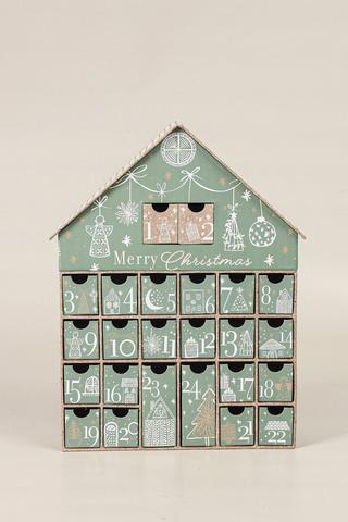 Craft Advent Calendar House, 30x38cm