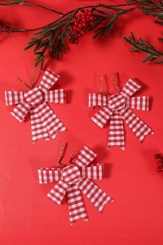 3 Pack Hanging Check Bows