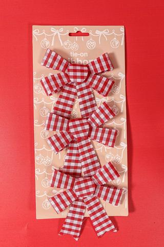 3 Pack Hanging Check Bows