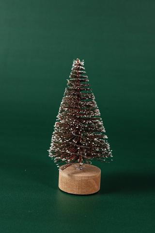 Led Brush Festive Tree, 14cm