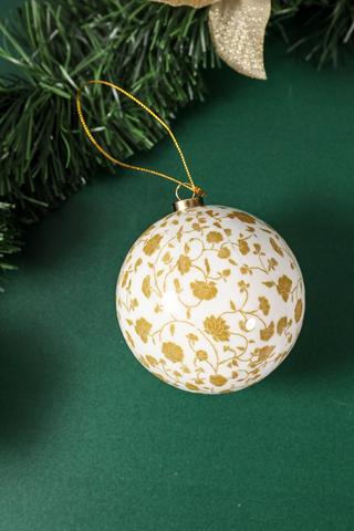 Hanging Vintage Bauble, 8cm