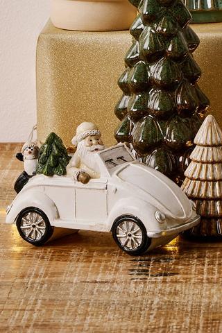 Santa In Buggy, 15x10cm