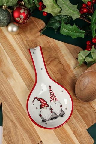 Gnome Ceramic Spoon Rest