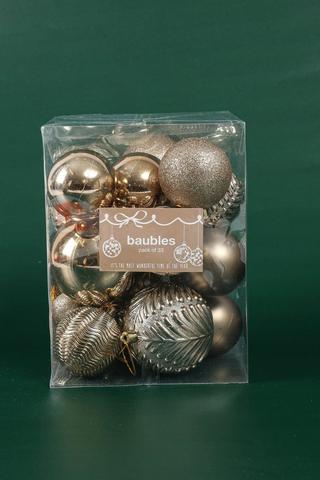 33 Pack Hanging Baubles