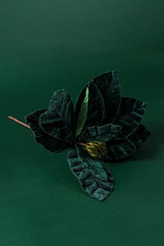 Velvet Poinsetta Single Stem, 35cm