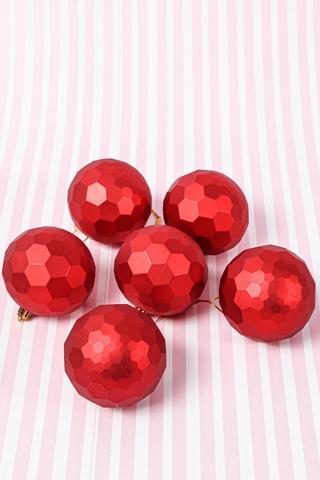 6 Pack Hanging Disco Baubles