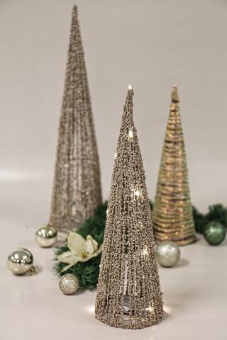 Cone Led Festive Tree, 40cm