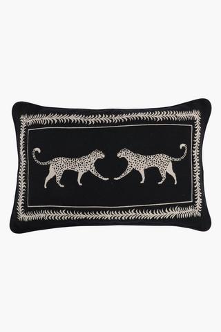 Extra Premium Jacquard Leo Feather Filled Scatter Cushion, 40x60cm