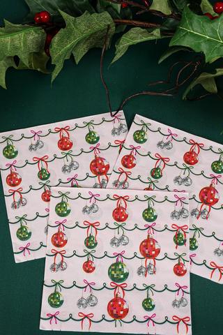 20 Pack Disco Cherry Serviettes