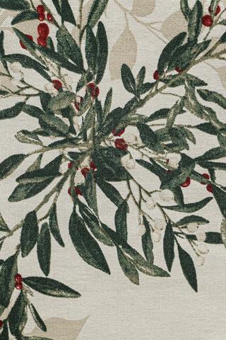 Opulent Mistletoe Cotton Tablecloth