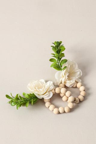 2 Pack Floral Napkin Ring